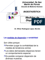 3° Clase. Medidas de Dispersión