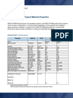 Peek Optima Natural Typical Material Properties