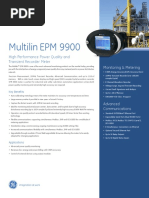 Multilin EPM 9900: GE Grid Solutions