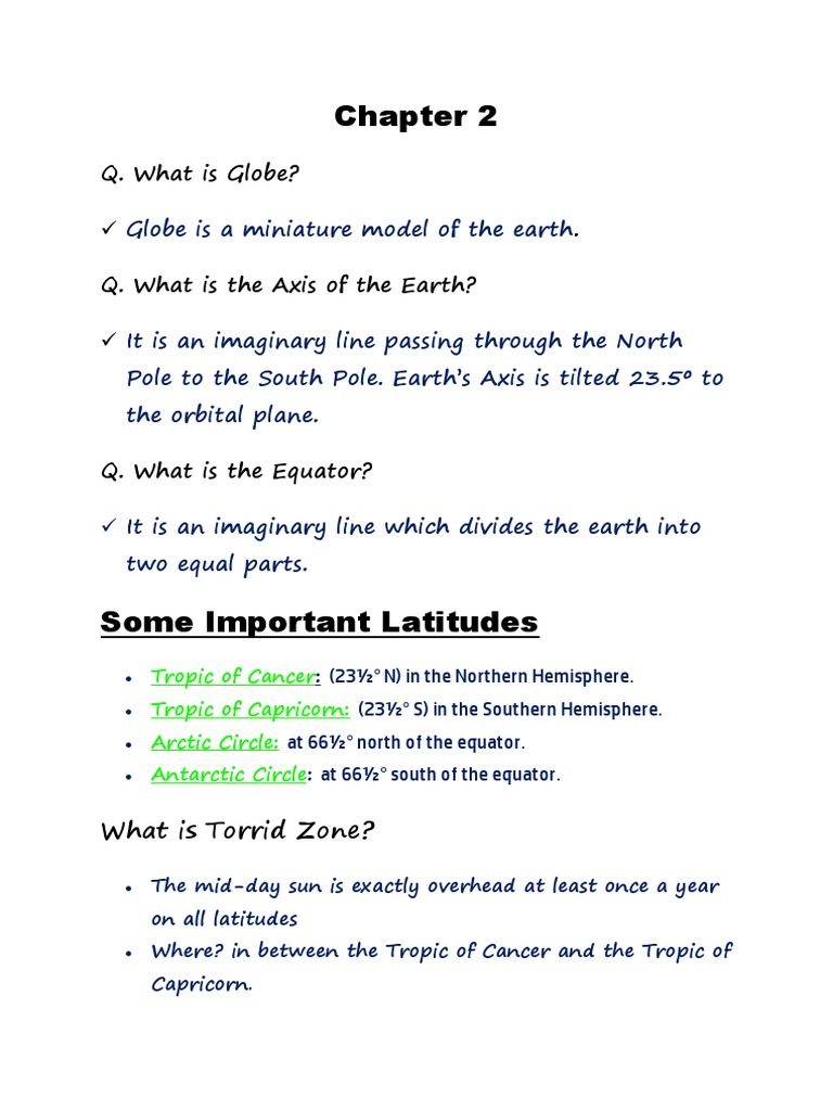 Understanding Key Geographic Concepts Globes, Latitudes, Longitudes
