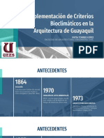 Implementacion de Criterios Bioclimaticos en Arquitectura