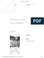 Invocar e Enviar Poder Mágico