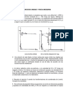 Ejercicios de física moderna y relatividad