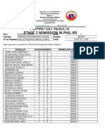 FILIPINO GST RESULTS FOR CARANGLAAN ELEMENTARY