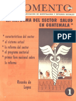 La Reforma Del Sector Salud en Guatemala