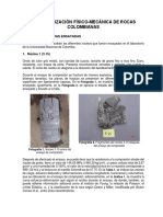 Caracterización Físico-mecánica de Algunas Rocas Metamórficas Colombianas