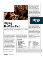 Playing The China Card