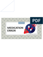 1. Medication Error