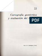 Cartografía Geotécnica y evaluación del terreno