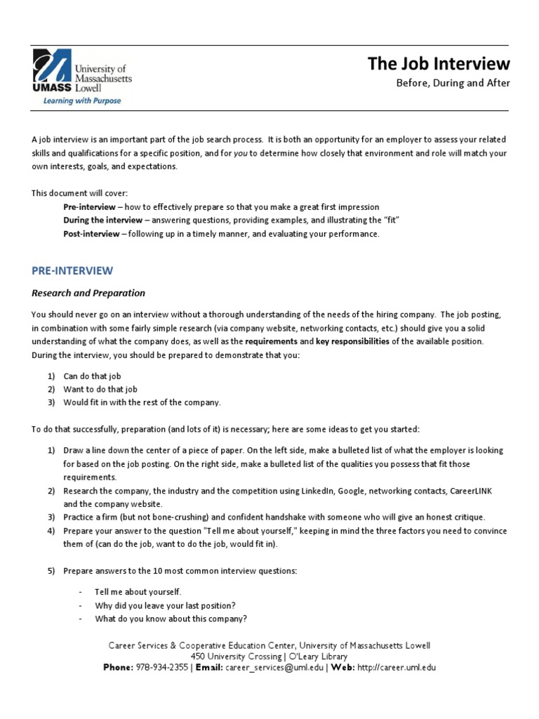Interview Handout PDF Suit (Clothing) Job Interview Interview Handout PDF Suit (Clothing) Job Interview