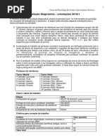 Avaliacao Diagnostica (Psicologia 2019 1)