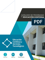 Catálogo de Educación Contínua UTS