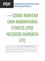→ Curso de Como Montar uma Marmitaria Fitness [Negócio Marmita Fit PDF]