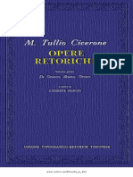 (Classici Latini) Marco Tullio Cicerone, A Cura Di Giuseppe Norcio - Opere Retoriche. de Oratore, Brutus, Orator. Vol. I-UTET (1970) PDF
