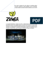 Zumba Es Una Disciplina Fitness Creada A Mediados de Los Años 1990 Por El Colombiano Alberto