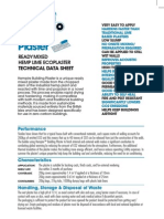 Plaster Data Sheet