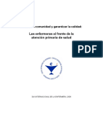 02.4. Da Internacional de La Enfermera 2008. Servir a La Comunidad y Garantizar La Calidad