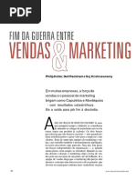 Kotler Rackham Lkrishaswamy Fim Da Guerra Entre Vendas e Marketing