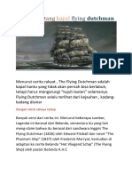 Sejarah Tentang Kapal Flying Dutchman