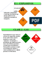 Clase 1-9 guía transporte mercancías peligrosas