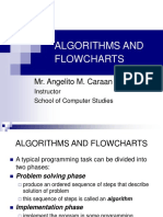 Algorithms and Flowcharts: Mr. Angelito M. Caraan