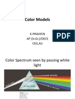 Color Models: K.Praveen AP (SR - GR.) /DECE Ceg, Au