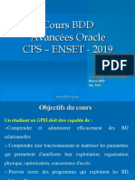 Cours BDD Avancées Oracle - 2019