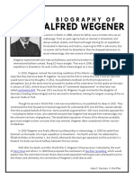 Alfred Wegener: Biography of
