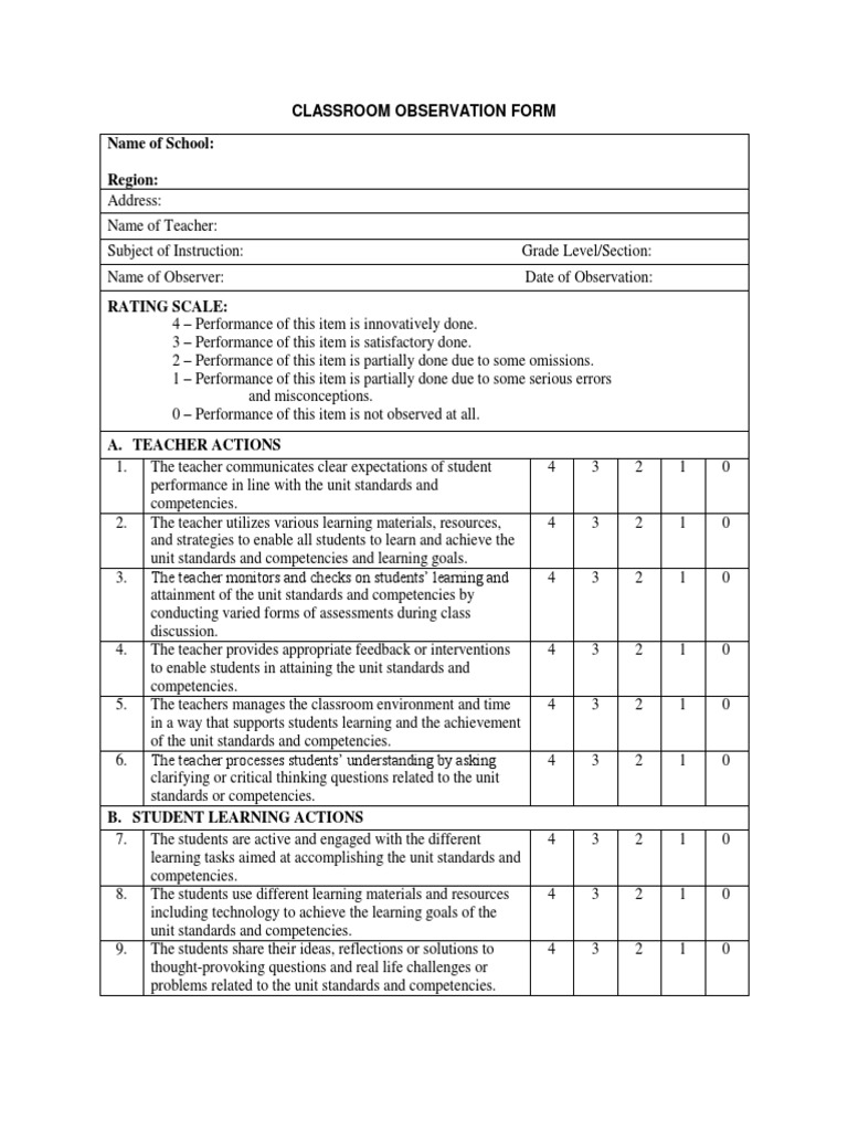 classroom-observation-form-2019-docx-evidence-based-medicine-teachers