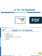Chapter 12: I/O Systems: Silberschatz, Galvin and Gagne ©2011 Operating System Concepts Essentials - 8 Edition