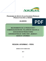 P A AL A R P D L S Aliados: Rograma de Poyo AS Lianzas Urales Roductivas E A Ierra