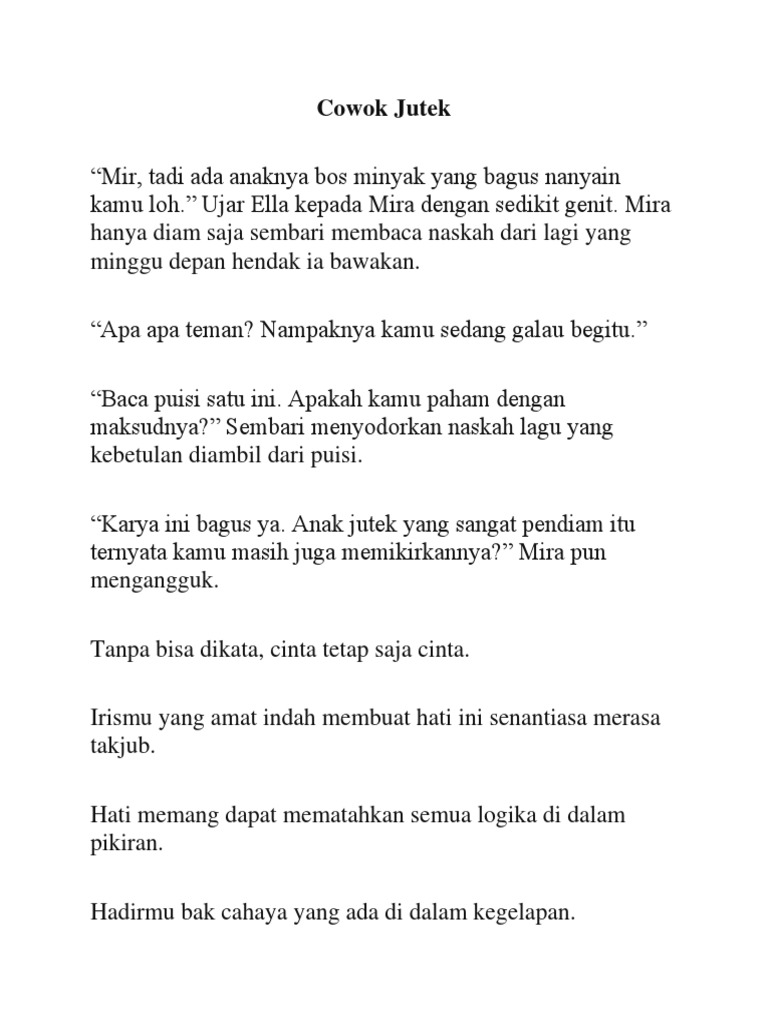 Kata Kata Orang Jutek Rasanya