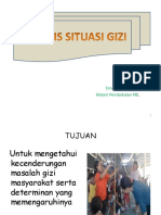 Analisa Situasi Gizi