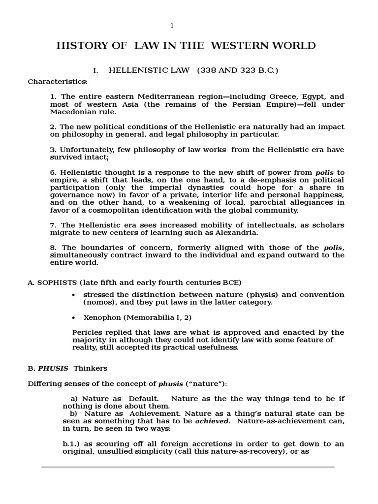 History of Law in The West | PDF | Roman Law | Virtue