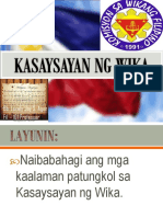 06.24.2019 Kasaysayan NG Wika 2.0