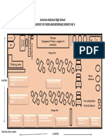 Semirara National High School Shop Layout of Food and Beverage Service NC Ii