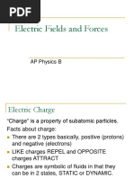 6 Electric Fields and Forces