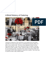 A Brief History of Catering