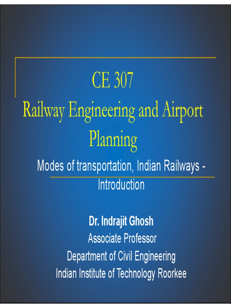 Railway Engineering PDF Transport Rail Transport