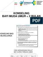 Konseling Untuk Bayi Muda Usia Kurang 2 Bulan