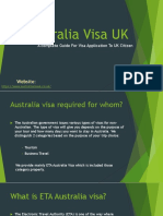 Australia Visa UK