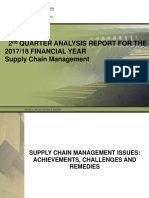 2 Quarter Analysis Report For The 2017/18 Financial Year Supply Chain Management