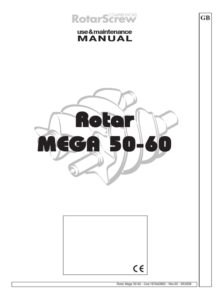 Rotar Mega 50-60 User Manual | PDF | Motor Oil | Valve