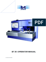 MANUAL BOOK BT35i AUTO CHEMISTRY ANALYZER 