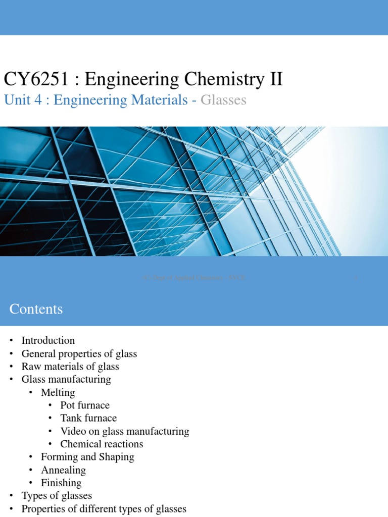 Glass Pdf Glasses Silicon Dioxide