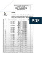 Jurusan Teknik Pertambangan Fakultas Teknik Universitas Mulawarman Absensi Kehadiran Tugas Akhir/Penelitian