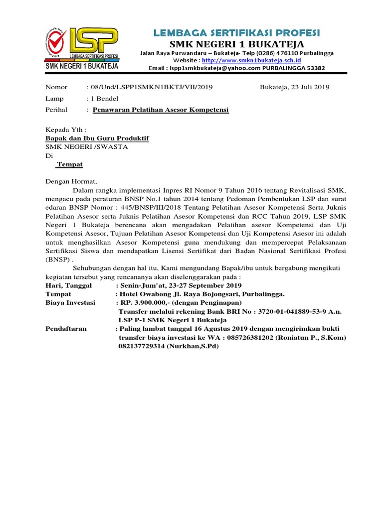 Surat Penawaran Askom