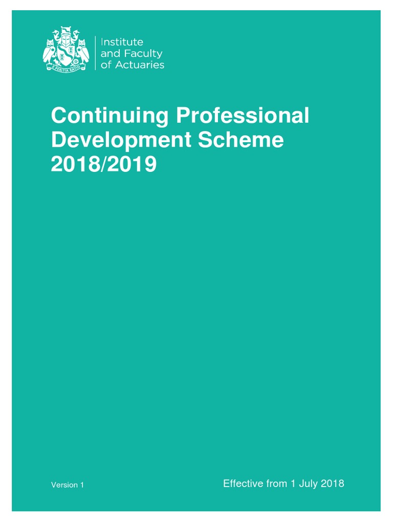 2018 2019 Cpd Scheme Pdf Government Business