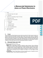 New Guidelines for Manuscript Submission to IEEE TPEL