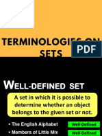 Terminologies On Sets - PPSX